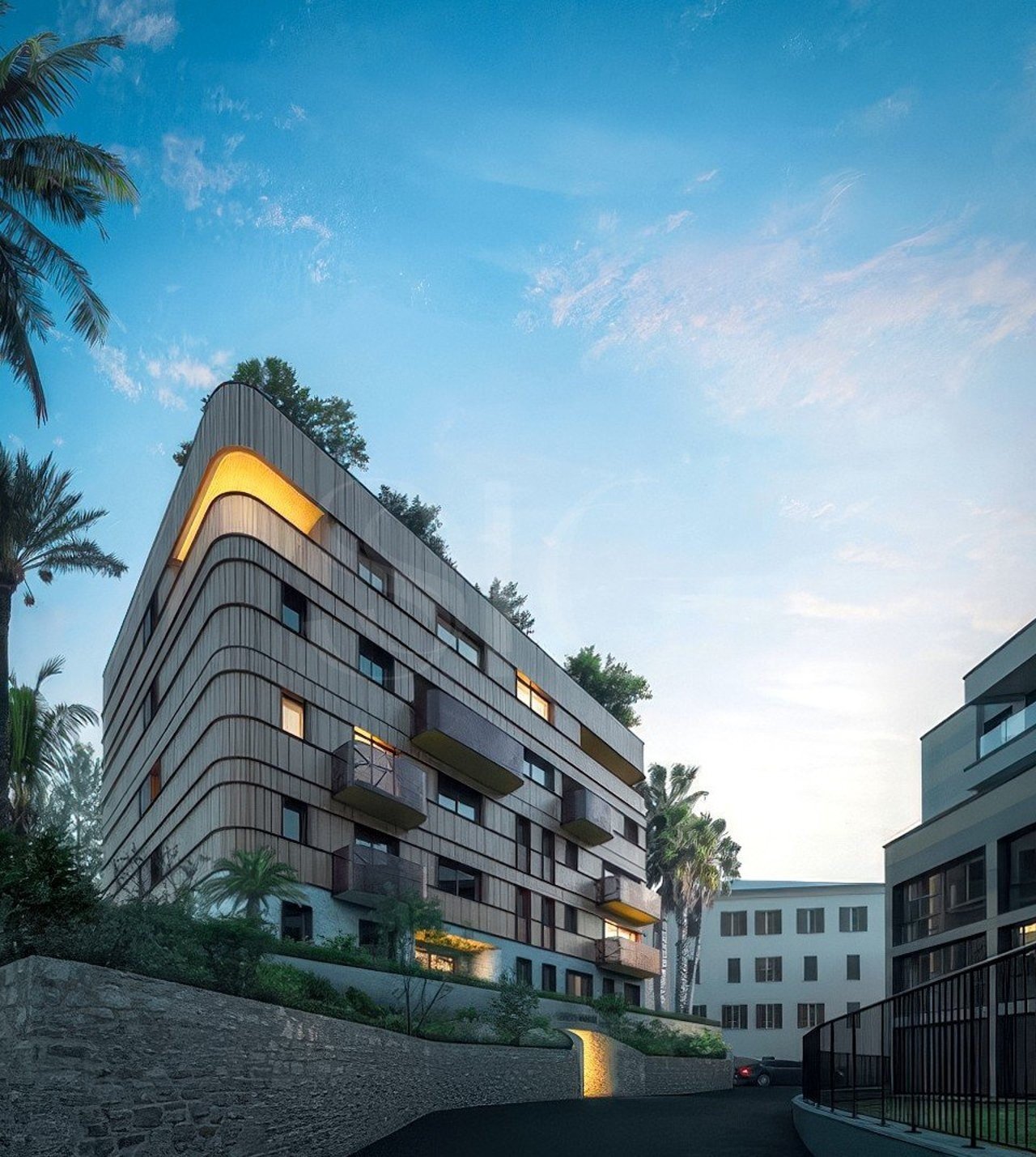 Green Wave Residence - Penthouse with private roof terrace offering partial lake views