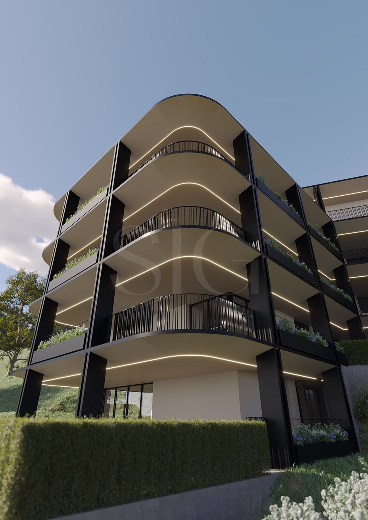 Pregassona Residenza Oasis - Элегантная квартира с 2,5 комнатами