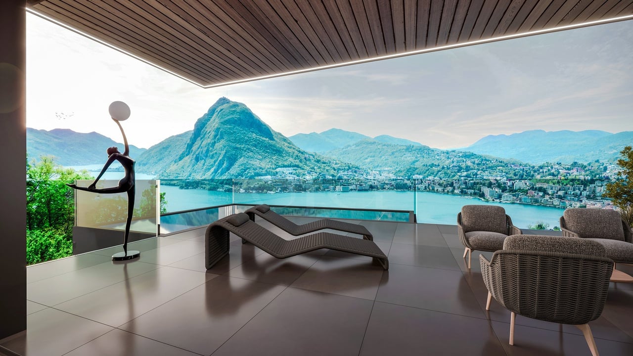 Panoramic Villa in Aldesago | One-of-a-Kind Innovative Project