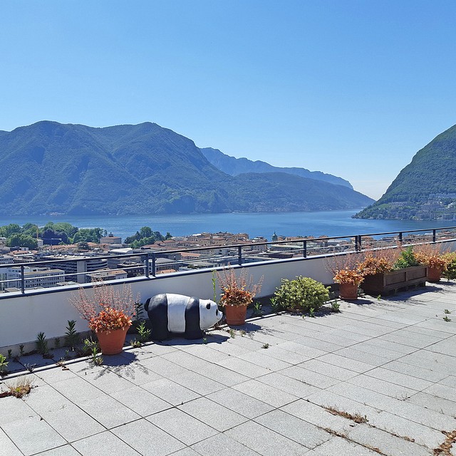 Lugano - Attico 5,5 locali con roof garden vista lago